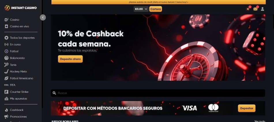 instant casino